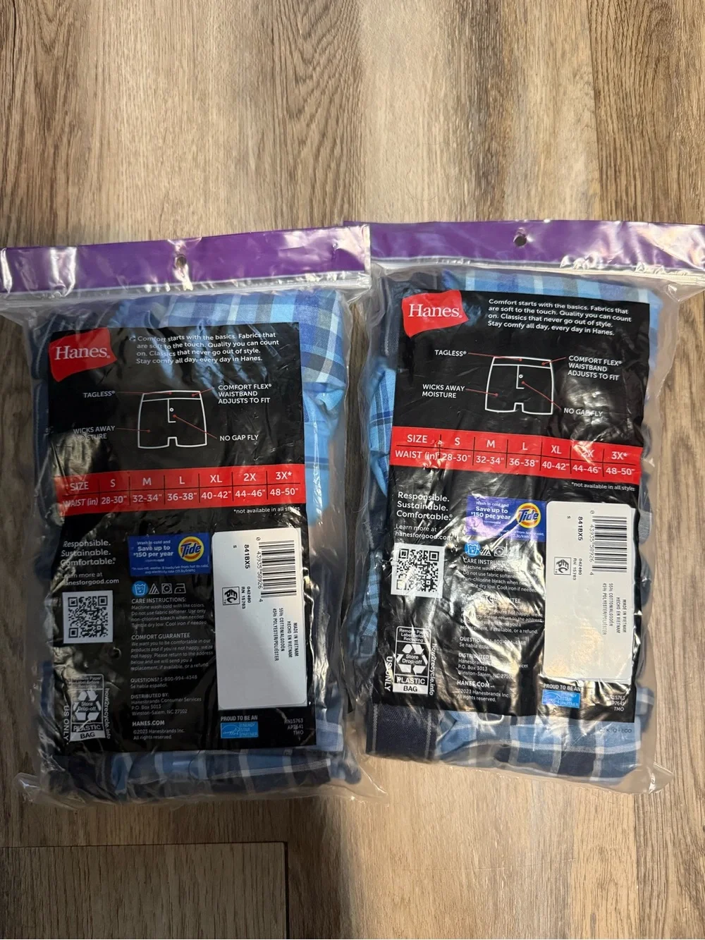 Hanes Men’s 10-Pack Tagless Boxers — Great Father’s Day Bundle. - Picture 2 of 3